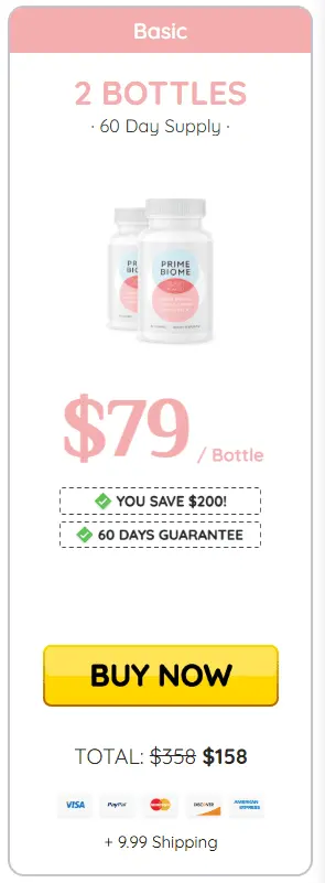primebiome 2 bottles